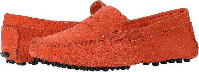 Massimo Matteo Suede Penny Driver (Tango) Women's Shoes Cover