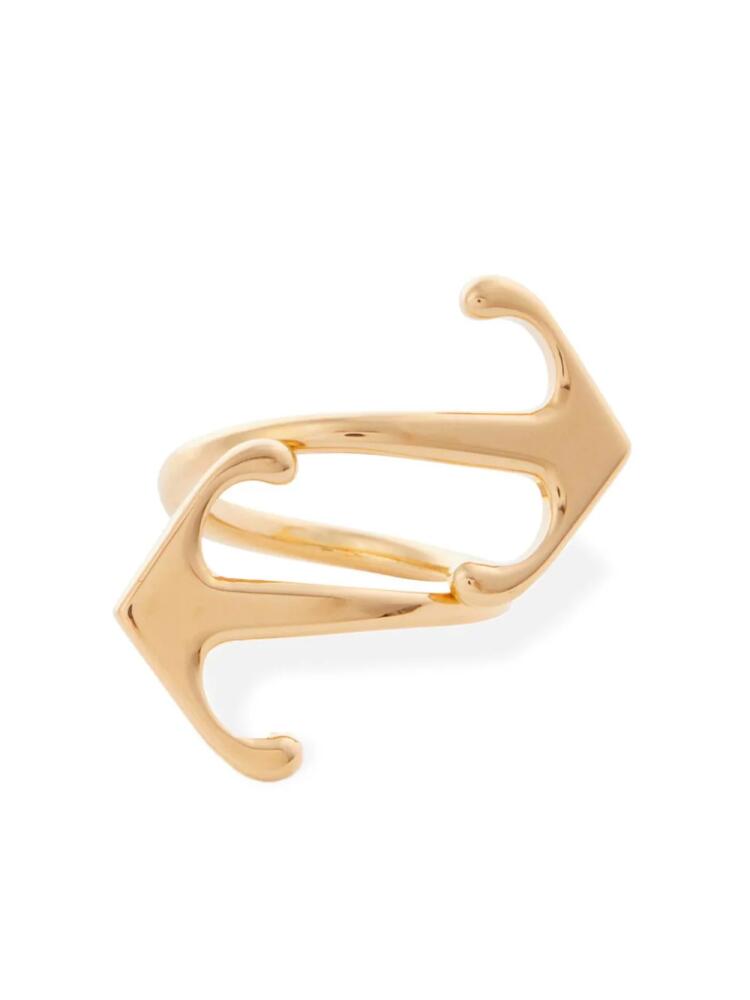 Off-White Mono Arrow ring - Gold Cover