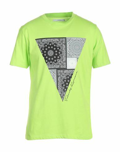 Takeshy Kurosawa Man T-shirt Acid green Cotton Cover