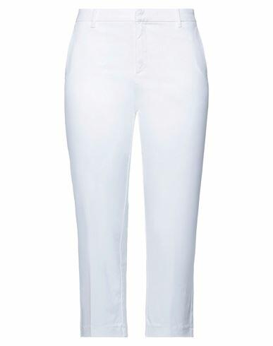 Haikure Woman Pants Ivory Cotton, Elastolefin Cover