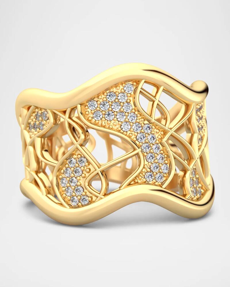 Jamie Turner River Cocktail Ring with Diamonds Cover