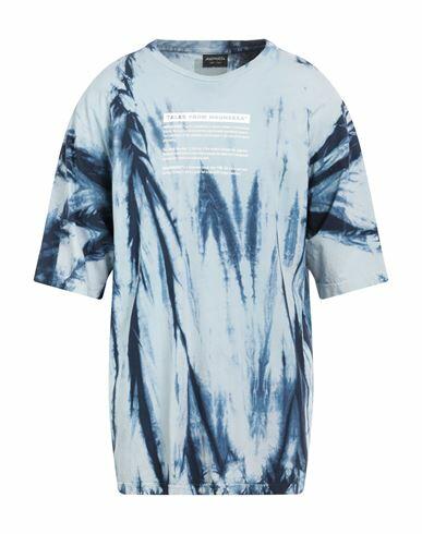 Mauna Kea Man T-shirt Sky blue Cotton Cover