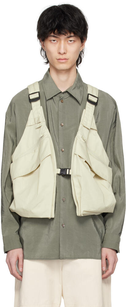 LEMAIRE Gray Multi-Pocket Vest Cover