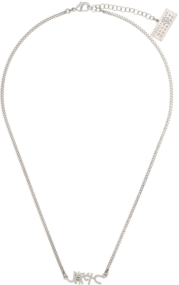 MM6 Maison Margiela Silver Brass Necklace Cover