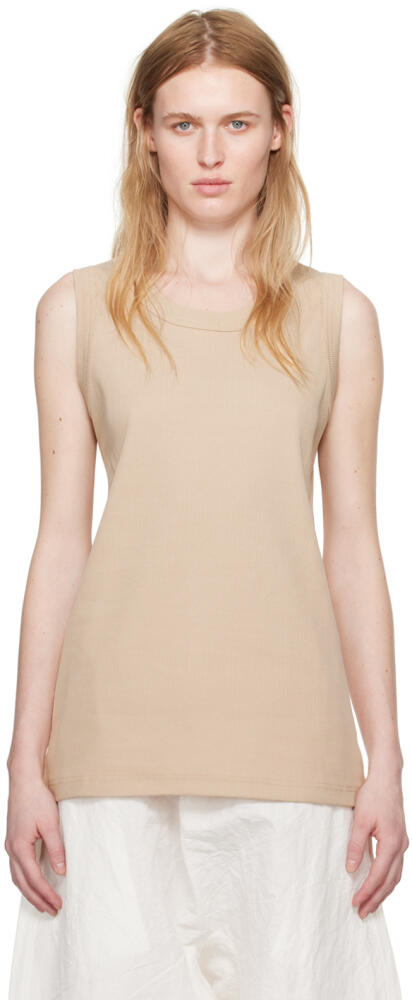 Sofie D'Hoore Beige Ribbed Tank Top Cover