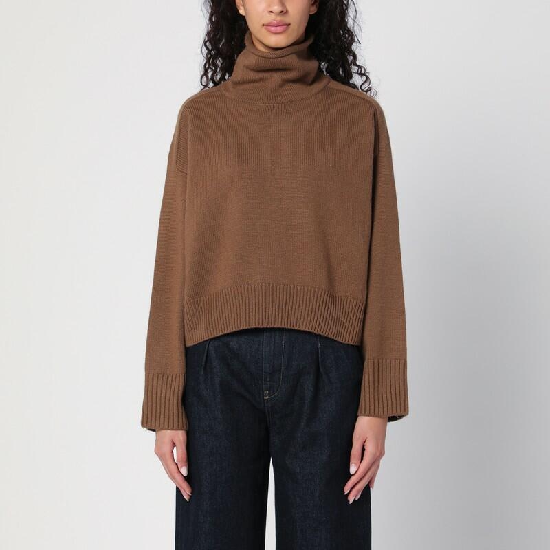 Loulou Studio Browne turtleneck sweater in wool and cashmere Cover