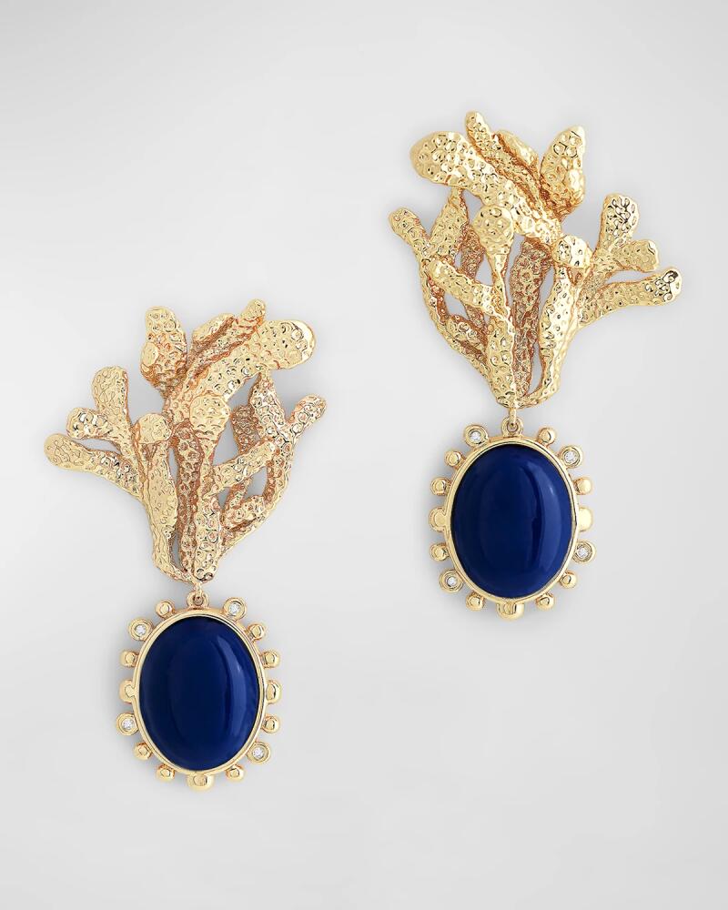 Anabel Aram Jewelry Kelp with Lapis Drop Earrings Cover