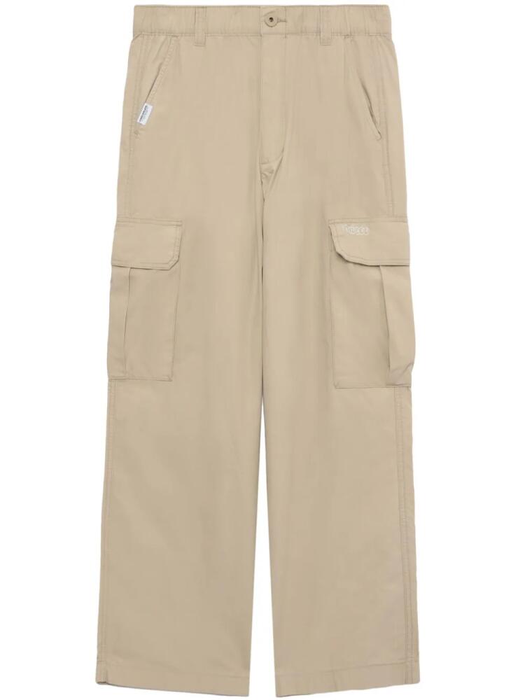 CHOCOOLATE wide-leg cotton cargo trousers - Neutrals Cover