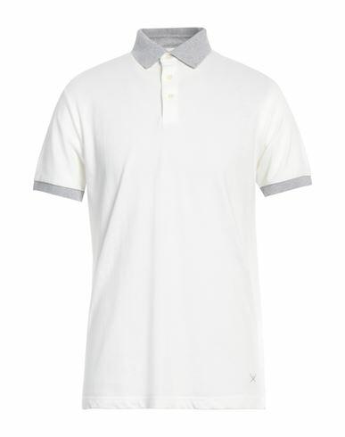 Hackett Man Polo shirt White Cotton Cover