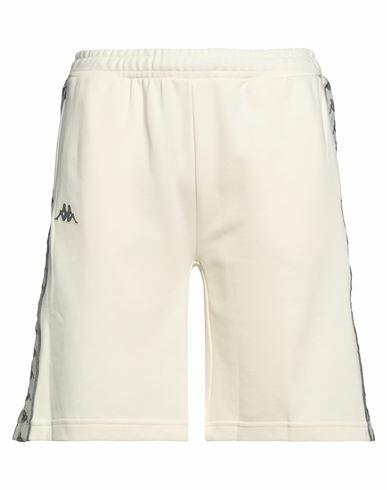 Kappa Man Shorts & Bermuda Shorts Cream Cotton, Polyester Cover