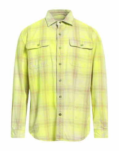 Notsonormal Man Shirt Yellow Cotton Cover