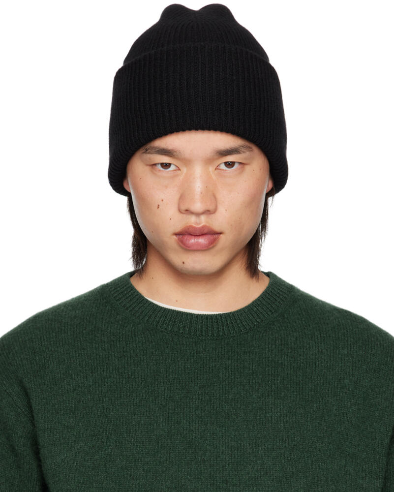 The Elder Statesman Black Parker Beanie Cover