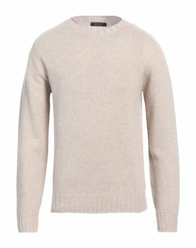 Aragona Man Sweater Beige Wool, Cashmere Cover