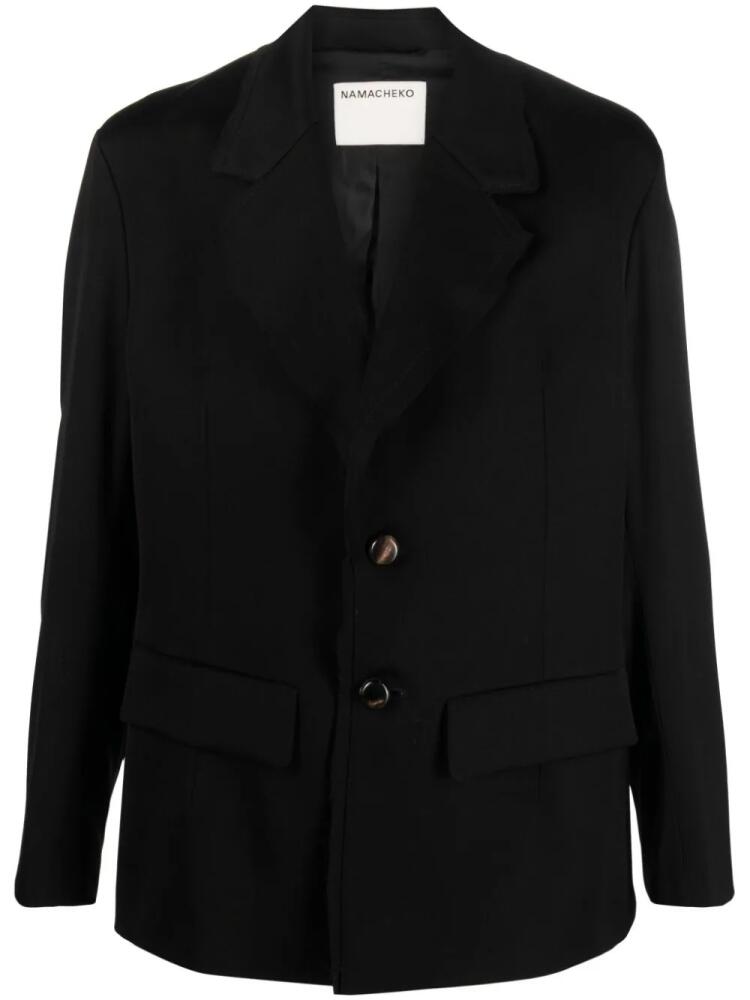 Namacheko Beche single-breasted blazer - Black Cover