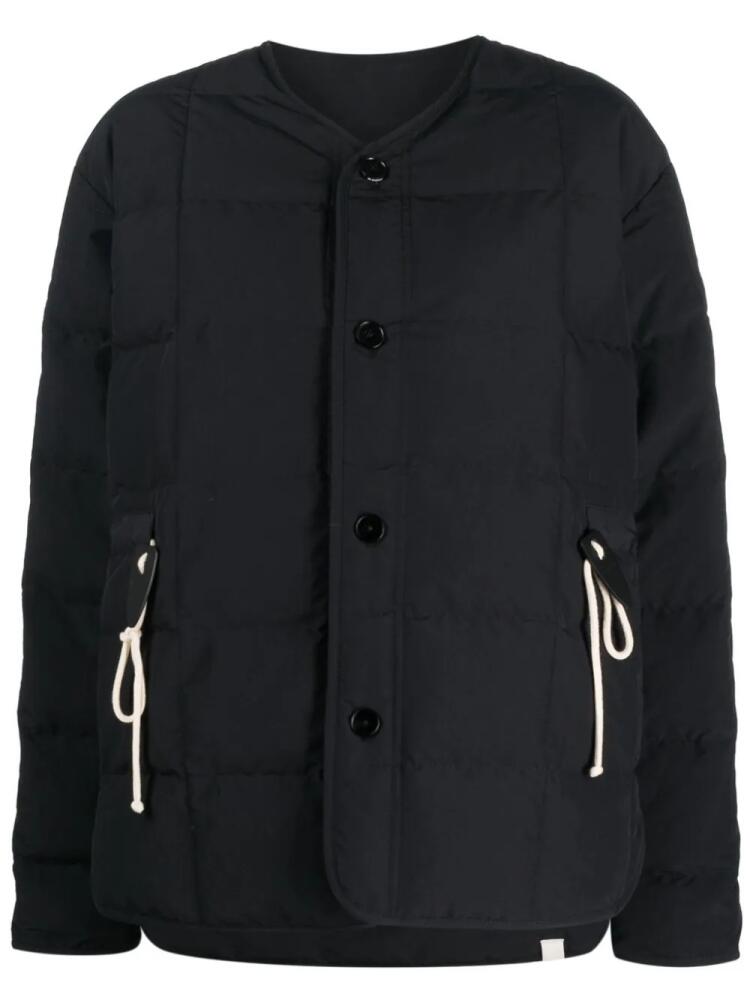 Jil Sander quilted down jacket - Black Cover