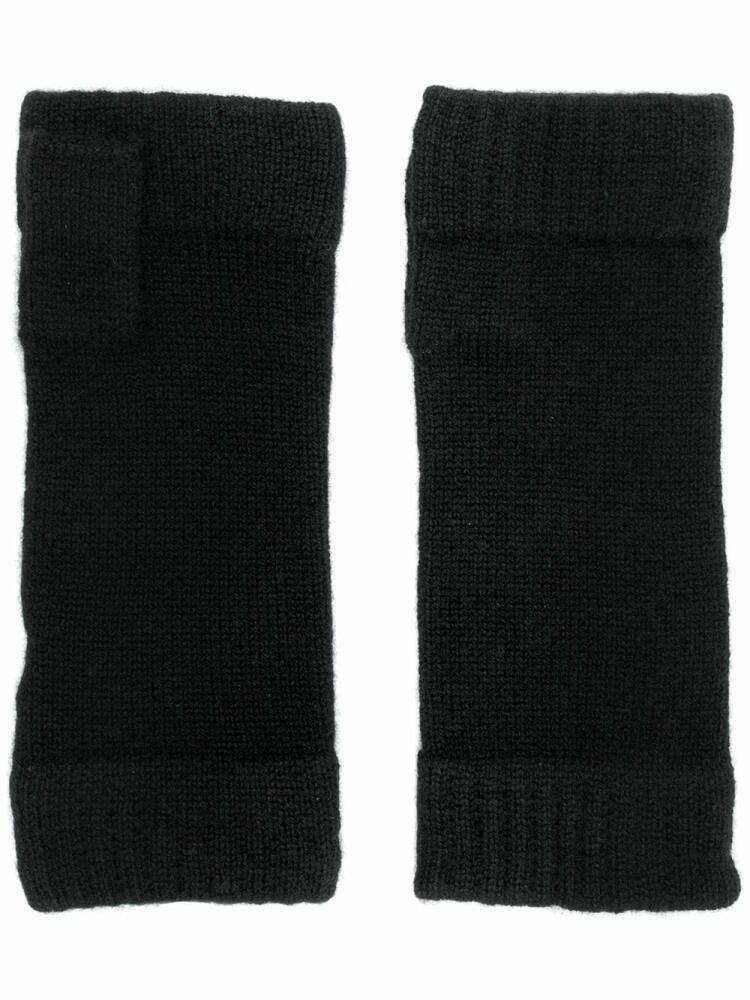 N.Peal finger-less knitted gloves - Black Cover