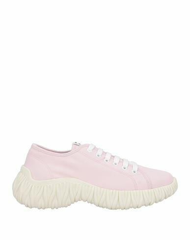 Miu Miu Woman Sneakers Pink Textile fibers Cover