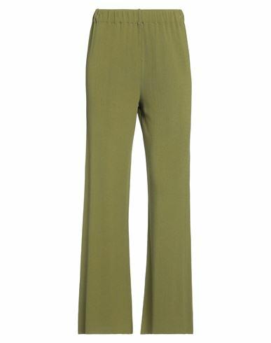 No-nà Woman Pants Green Viscose, Polyamide Cover