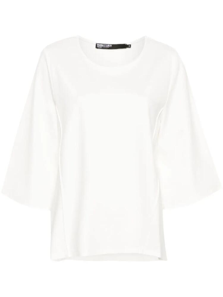 Bimba y Lola three quarter-sleeve T-shirt - White Cover