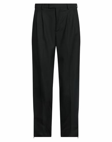 Vtmnts Man Pants Black Virgin Wool, Elastane Cover