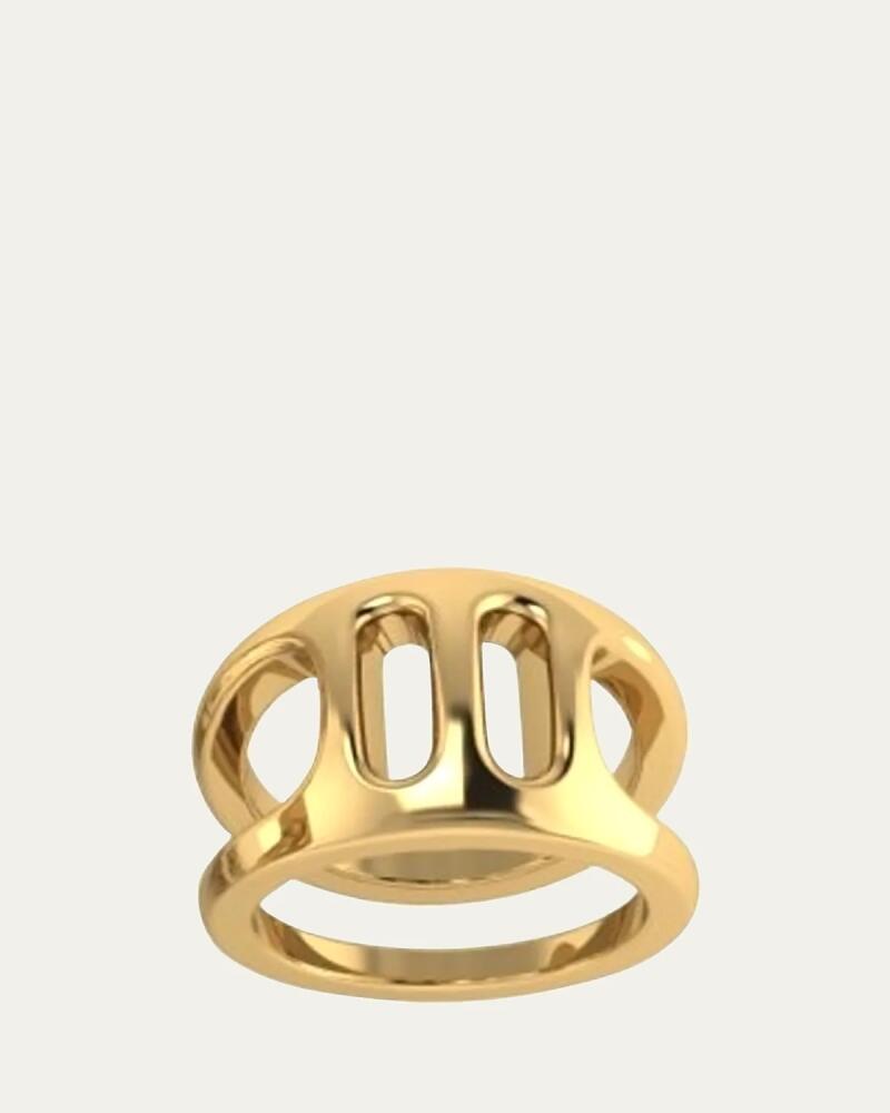 Hoorsenbuhs 18K Yellow Gold Phantom III Ring Cover