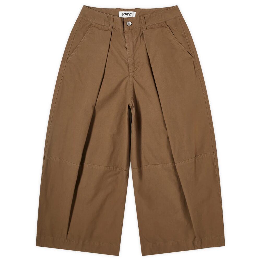 YMC Women's Deadbeat Trousers in Brown Cover