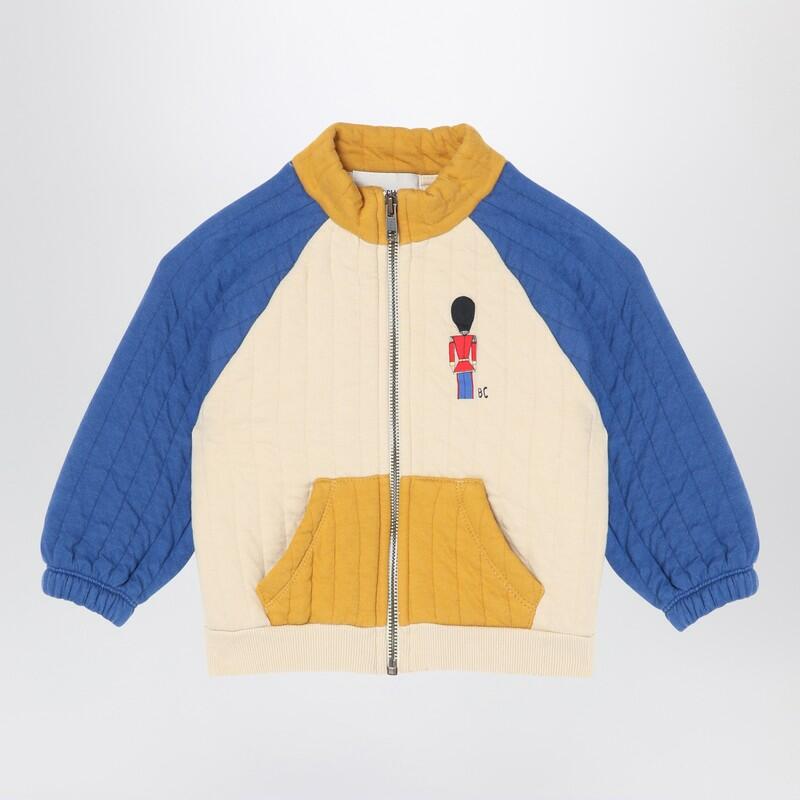 Bobo Choses Little Tin Soldier quilted sweatshirt with zip Cover