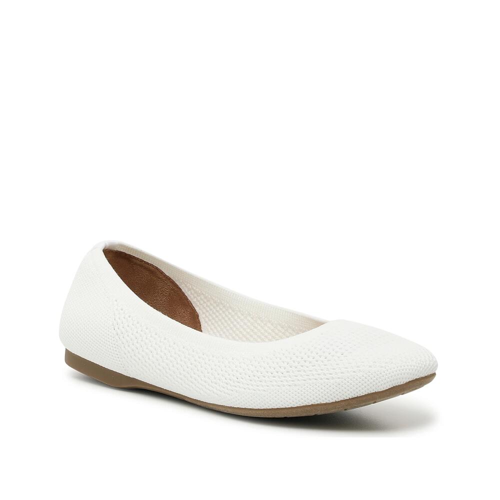 Kelly & Katie Poppy Flat | Women's | White Cover