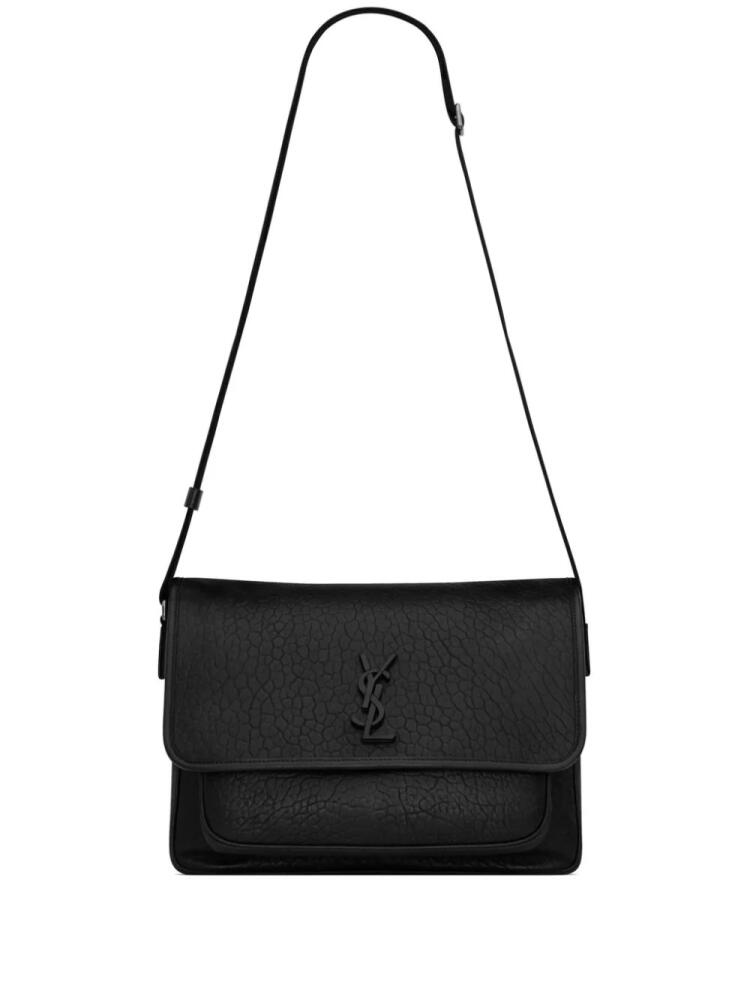 Saint Laurent Niki logo-plaque messenger bag - Black Cover