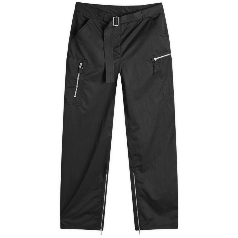 Our Legacy Women's Pilot Trouser in Black High Gloss Sateen Cover