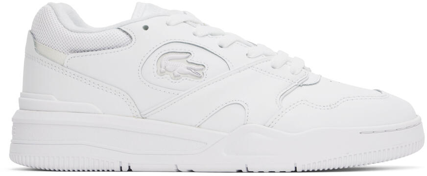 Lacoste White Lineshot Signature Heel Sneakers Cover