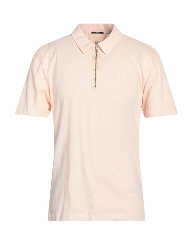 C. p. Company Man Polo shirt Salmon pink Cotton, Polyamide Cover