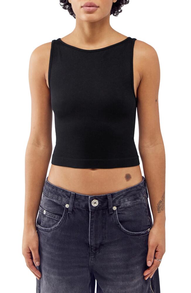 BDG Urban Outfitters Rib Crop Tank in Black Cover