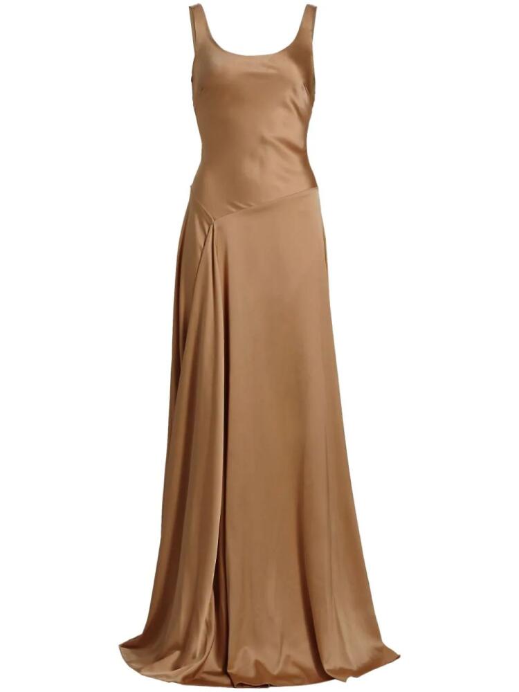 AZEEZA Deepika gown - Brown Cover