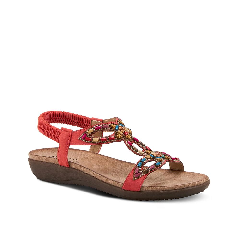 Patrizia by Spring Step Volcanic Wedge Sandal | Women's | Coral Cover