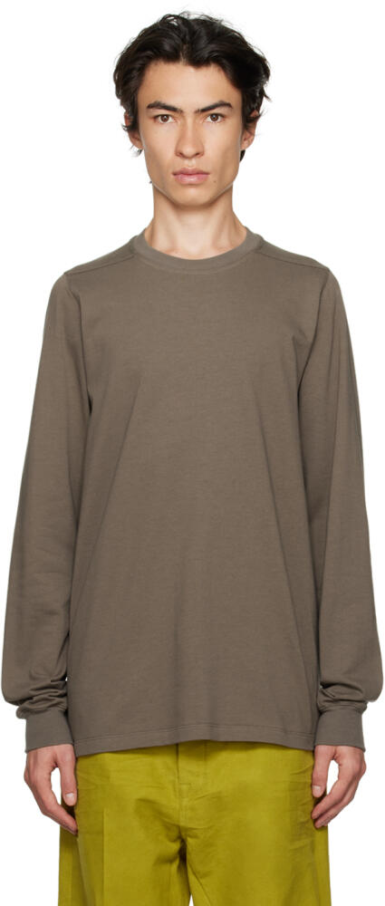 Rick Owens Gray Short Sweatshirt Cover