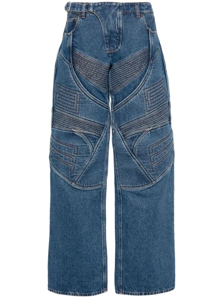 Acne Studios Biker loose-fit jeans - Blue Cover