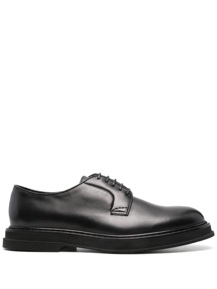 Doucal's leather derby shoes - Black Cover