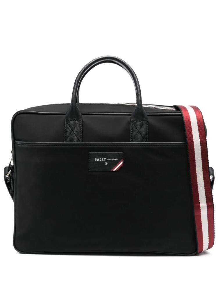 Bally Faldy leather-trim briefcase - Black Cover