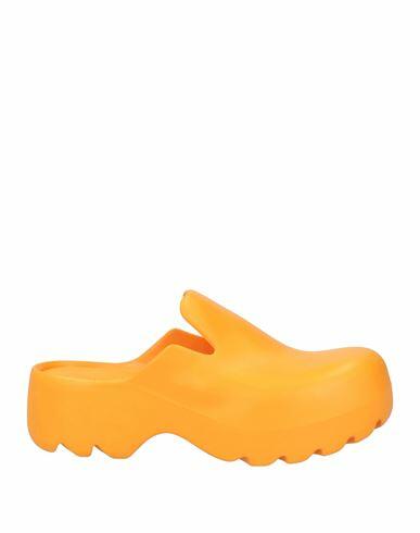 Bottega Veneta Man Mules & Clogs Orange Rubber Cover