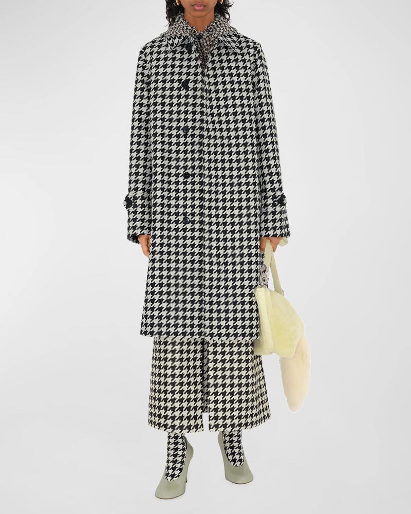 Burberry Houndstooth Trench Coat Cover