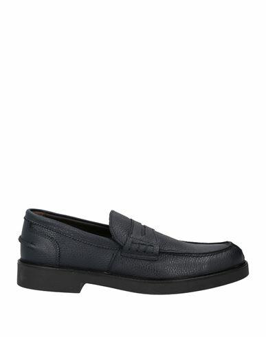 Loriblu Man Loafers Midnight blue Leather Cover