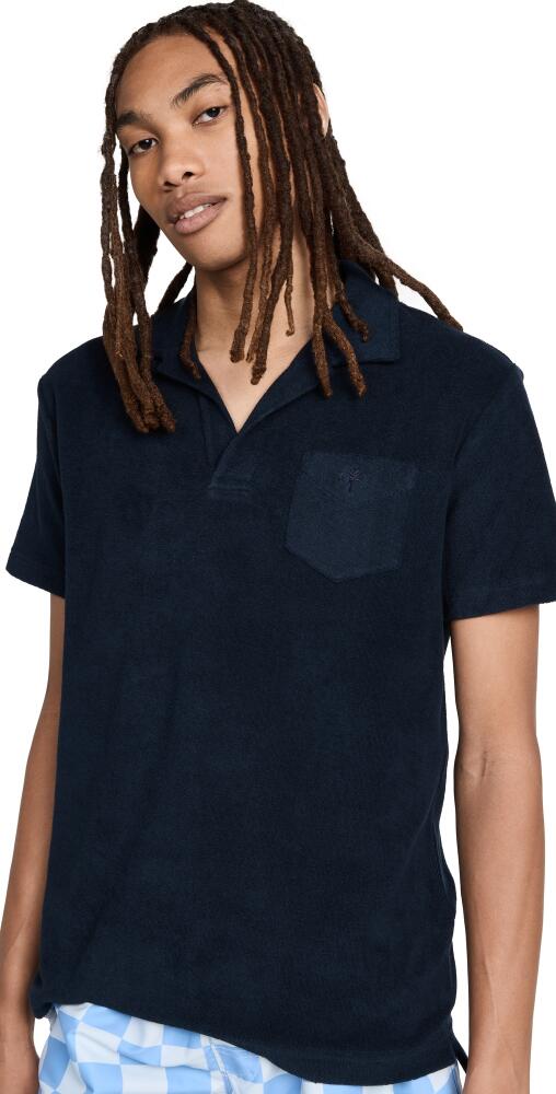 OAS Terry Polo Shirt Navy Cover