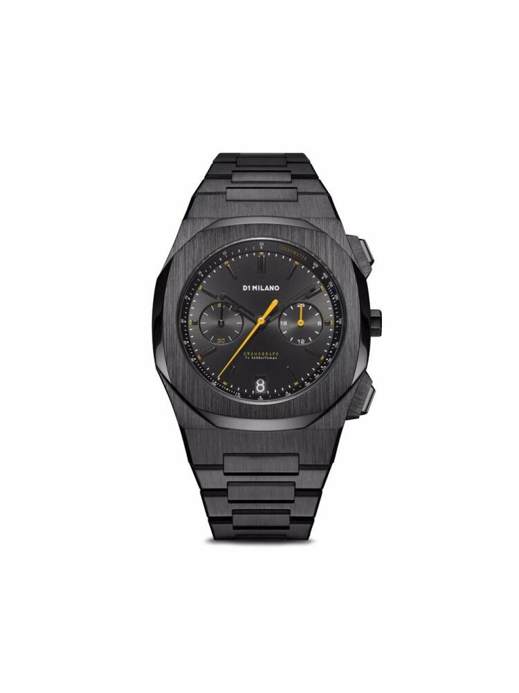 D1 Milano Chronograph Bracelet 41.5mm - Black Cover