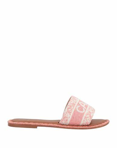 De Siena Woman Sandals Pink Textile fibers Cover