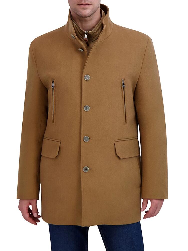 Cole Haan Men's Melton 3-in-1 Jacket - Camel Cover