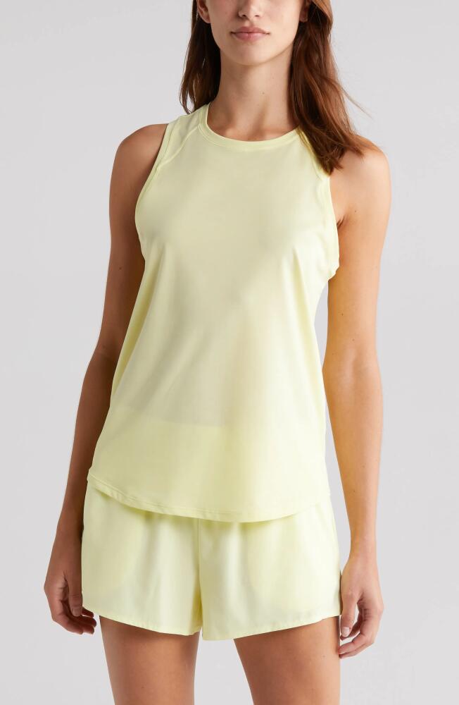 zella Energy Performance Tank in Green Finch Cover