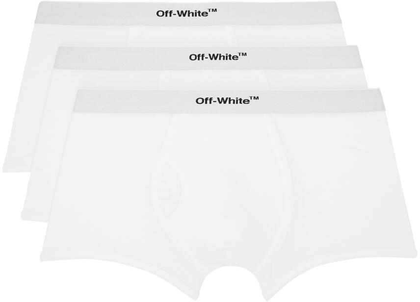 Off-White Three-Pack White Helvetica Boxers Cover