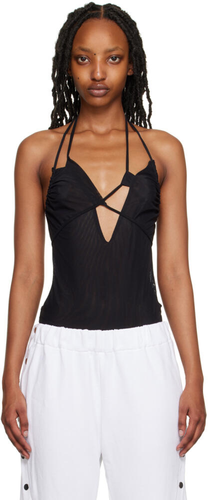 Jade Cropper SSENSE Exclusive Black Bodysuit Cover