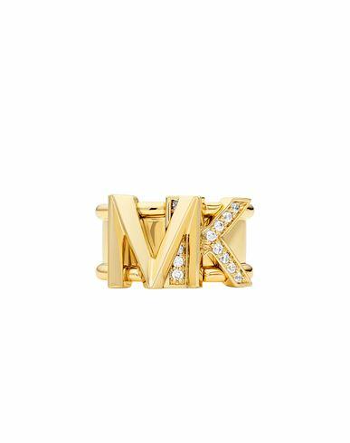 Michael Kors 4064092119404 Woman Ring Gold Brass, Crystal Cover